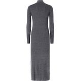 Pepe Jeans - Geribde Midi-Jurk - Grijs - Katoen - Lange Mouwen