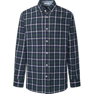 Pepe Jeans - PM308202 - Groen Shirt - Lange Mouwen - Casual - Katoen - Duurzaam