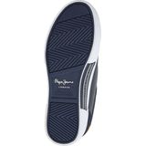 PEPE JEANS - 1973 - Sportschoenen - Marineblauw - Suède Details - Vetersluiting - Rubberen Cupsole