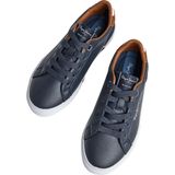 PEPE JEANS - 1973 - Sportschoenen - Marineblauw - Suède Details - Vetersluiting - Rubberen Cupsole