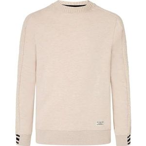 Pepe Jeans Murphy Trui voor heren, Beige (Krijt Wit), M