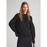 Pepe Jeans - Femke - Trui - Wit - Klassieke Pasvorm, Ronde Hals