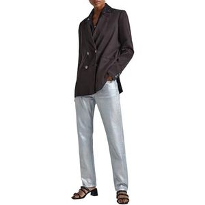 Pepe Jeans Rechte jeans voor dames Hw Shine, Blauw (Denim), 26W / 30L