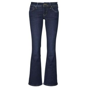 Pepe Jeansvoor vrouwen. PL204596XW5 Blauwe flare jeans (26/30), Casual, Katoen, Denim