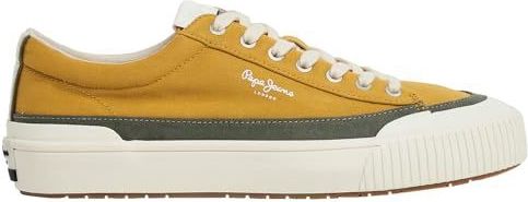 Pepe Jeansvoor mannen. PMS31043 Ben Band Sneakers wit (45), Stof, Plat, Veters, Casual