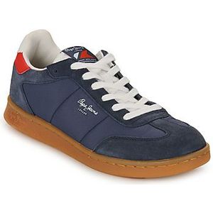Pepe Jeans Heren speler Combi M Sneaker, blauw (Union Blue), 9 UK, Blue Union Blauw, 43 EU