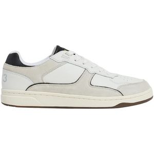 Pepe Jeans Heren Kore Evolution M Sneaker, wit (gebroken wit), 8 UK, Wit Gebroken Wit, 42 EU