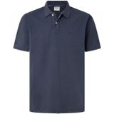 PEPE JEANS - New Oliver Gd - Poloshirt - Blauw - Katoen