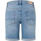 Pepe Jeans Dames Short Broeken SLIM SHORT MW slim Fit Blauw W 25 Volwassenen