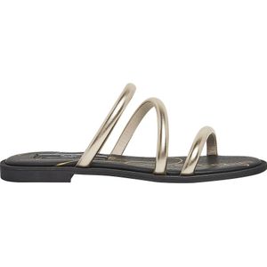 Pepe Jeansvoor vrouwen. PLS90648 Sandalen Hayes Kristal goud (39), Goudkleurig, Plat, Geen, Casual, Duurzaam