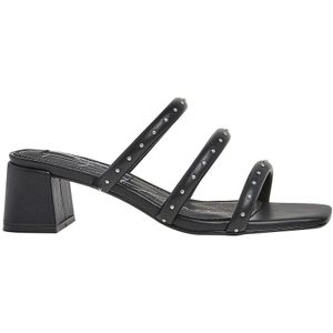 Pepe Jeans Zoe dubbele sandaal voor dames, zwart (zwart), 8 UK, Zwart, 42 EU