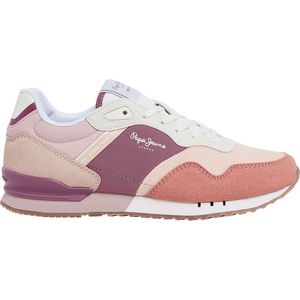 Lage sneakers London Urban PEPE JEANS. Polyester materiaal. Maten 40. Roze kleur