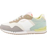 Pepe Jeans London - Urban W - Sneakers - Oranje Sherbert - Materiaalcombinatie
