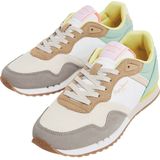 Pepe Jeans London - Urban W - Sneakers - Oranje Sherbert - Materiaalcombinatie