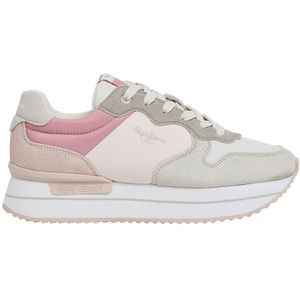 Pepe Jeans, Rusper Jelly Sneakers - Stijl en Comfort Roze, Dames, Maat:36 EU