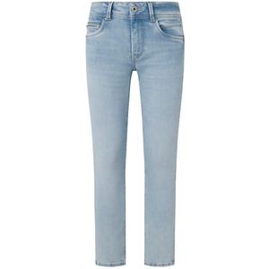 Pepe Jeans Dames Slim Jeans Lw, Blauw (Denim-XW4), 27W / 34L, Blauw (Denim-xw4), 27W / 34L