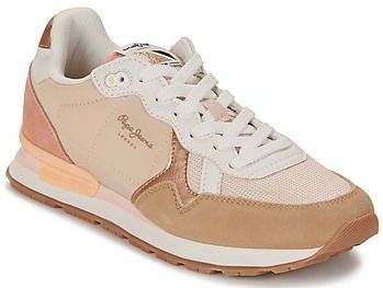 Pepe jeans  BRIT MIX W  Sneakers  dames Beige