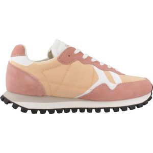 Pepe Jeans - Pls 40013 Brit-On Print - Sneakers - Oranje - Dames