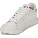 Lage sneakers Player Nasic PEPE JEANS. Leer materiaal. Maten 35. Wit kleur