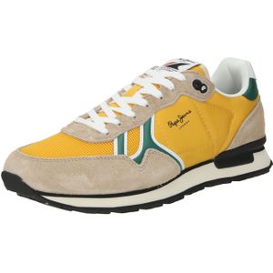 Pepe Jeans Sneakers laag 'BRIT FUN'  beige / geel / smaragd / wit