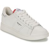 Pepe Jeans - PBS00001 Player Basic Sneakers - Wit - Leer - Casual