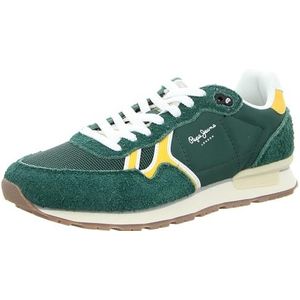 Pepe Jeans Sneaker voor heren, Groene klimop groen, 46 EU