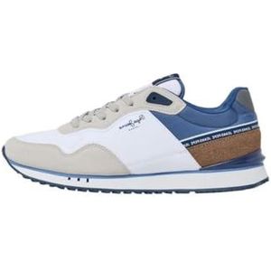 Pepe Jeans London Seal M Sneakers voor heren, Wit.