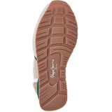 Pepe Jeans - PMS40004 Brit Retro - Leren Sportschoenen - Beige - Casual