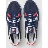 Pepe Jeans - PMS40007 Brit Road - Leren Sneakers - Marineblauw - Leer - Casual
