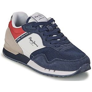 Lage sneakers London Urban PEPE JEANS. Polyester materiaal. Maten 33. Blauw kleur