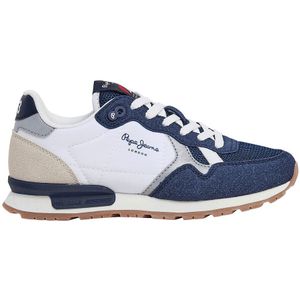 Lage sneakers Brit Young PEPE JEANS. Polyester materiaal. Maten 36. Blauw kleur