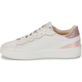 PEPE JEANS - Dobbie Seal - Lage Sneakers - Wit/Roze - Leer