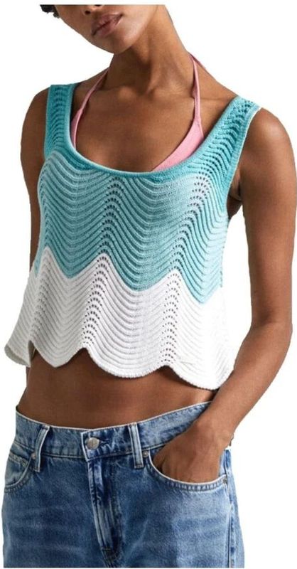 Pepe Jeans - Galea - Sweater - Blauw (Wave Blue) - Knitwear