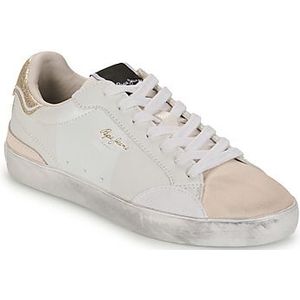 Pepe Jeans Lane Moon W Sneakers voor dames, Wit.