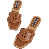 Sandaal - Monogramlogo - Gewatteerde Binnenzool