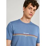 Pepe Jeans - PM509427 - T-shirt - Wit - Korte Mouwen - Biologisch Katoen - Duurzaam