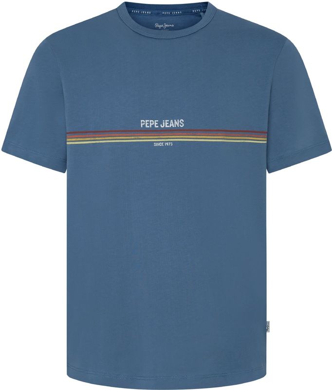 Pepe Jeans - PM509427 - T-shirt - Wit - Korte Mouwen - Biologisch Katoen - Duurzaam