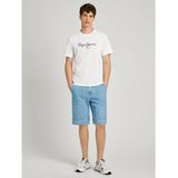 PEPEJEANS - Casual T-shirt - Geel - Biologisch Katoen