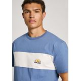 Pepe Jeans Shirt 'AEDUS'  blauw / wit