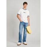 Pepe Jeans - PM509437 T-shirt - Wit - Biologisch Katoen - Korte Mouwen