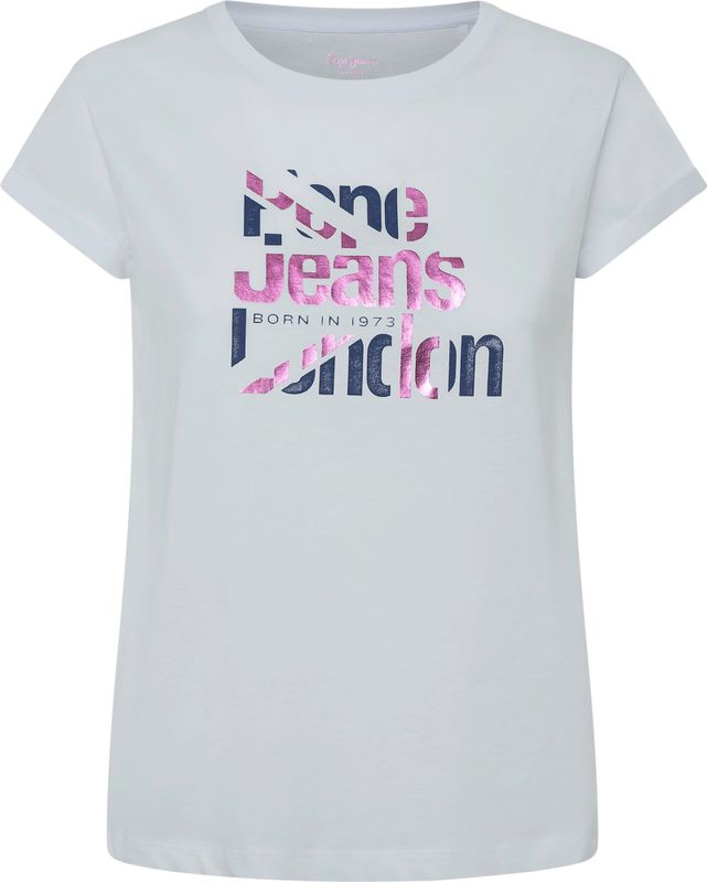 Pepe Jeans Enola T-shirt Met Korte Mouwen Wit M Vrouw