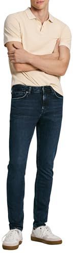 Pepe Jeans Heren MID-RISE SKINNY JEANS FINSBURY, Blauw (Denim-hv9), 28W / 34L