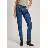 Pepe Jeans - PL204730CT9 - Rechte Jeans - Blauw - Casual - Katoen - Denim - Duurzaam