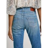 Pepe Jeansvoor vrouwen. PL204735PG0 Jeans Slim Mw blauw (26/34), Casual, Katoen, Denim, Duurzaam