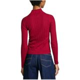 Pepe Jeans - Elegant Turtleneck Jersey - Rood - Dames