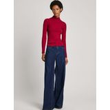 Pepe Jeans - Elegant Turtleneck Jersey - Rood - Dames