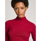 Pepe Jeans - Elegant Turtleneck Jersey - Rood - Dames