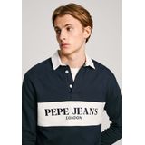 PJL - Polo - Korte Mouwen - Zwart - 92% Katoen, 7% Pes, 1% Elastaan