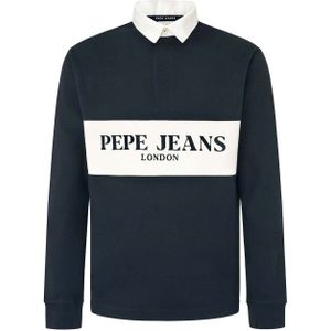 PJL - Polo - Korte Mouwen - Zwart - 92% Katoen, 7% Pes, 1% Elastaan