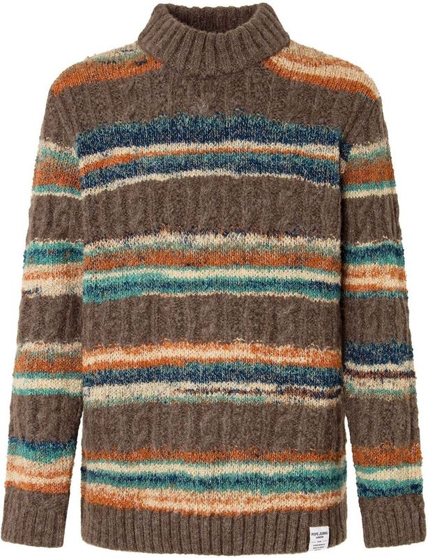 Pepe Jeans - Clif - Trui - Veelkleurig - Gebreid